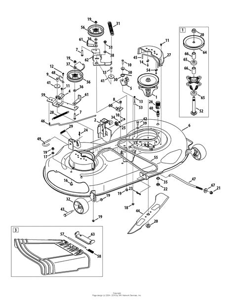 craftsman lawn mower parts diagram