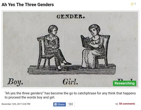 ah yes the three genders ah yes the three genders