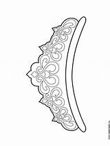 Crown Coloring Pages Printable Template Kids корона Recommended Color Crowns sketch template