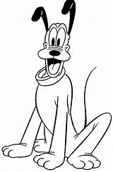 Pluto Coloring Pages Drawing Disney Dog Christmas Drawings Face Mickey Mouse Printable Colouring Color Easy Planet Books Getdrawings Draw Getcolorings sketch template