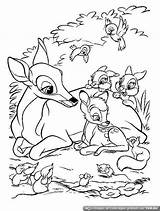Bambi Coloring Kids Pages Details Disney Few Print Classic sketch template
