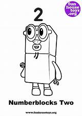 Numberblocks Coloring Pages Fun Toys House Kids Choose Board Cartoon sketch template
