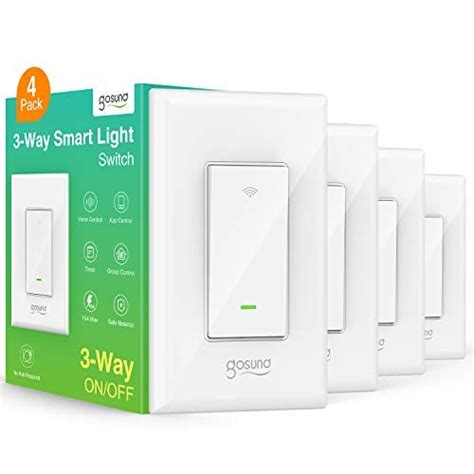gosund smart switch   wifi light switch works  alexa  google home schedule timer