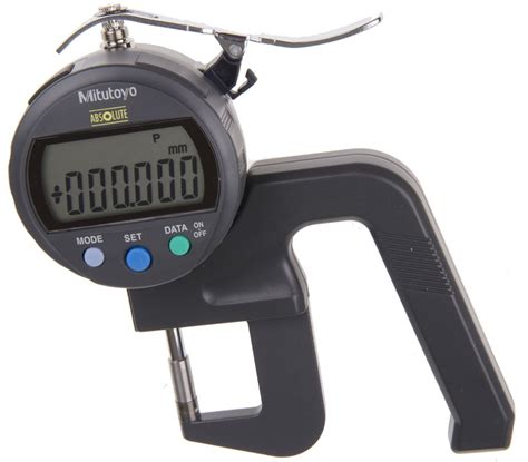 mitutoyo  thickness gauge mm mm  mm accuracy  mm