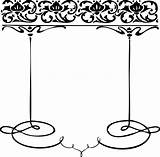 Decorative Clipart Line Frame Clipartbest Colouring Coloring Book Clip 1920s Music People sketch template