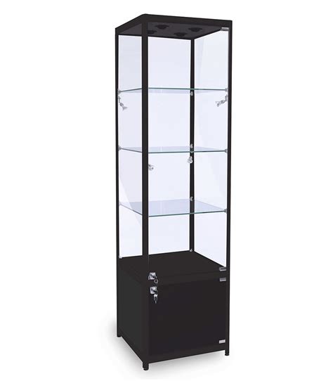 Tall Glass Storage Display Cabinet 500mm Experts In Display
