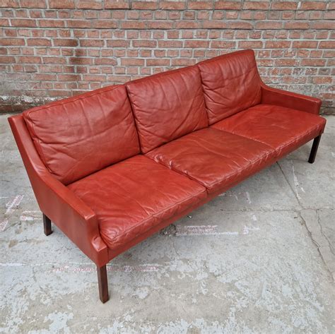 Vintage Danish Leather Sofa By Georg Thams 226801