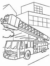 Brandweer Ladderwagen Kleurplaten Leukekleurplaten sketch template