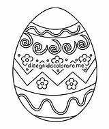 Pasqua Uovo Decorazioni sketch template