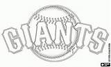 Giants Francisco Gigantes Oncoloring sketch template