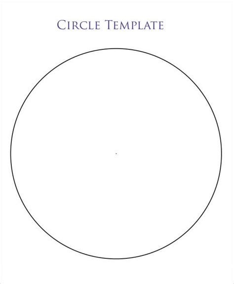 printable   circle template printable templates
