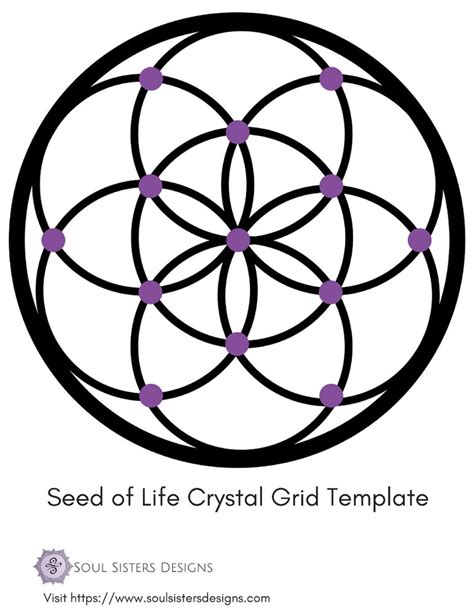 crystal grid templates