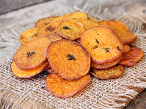 Baked Sweet Potato Chips Recipe