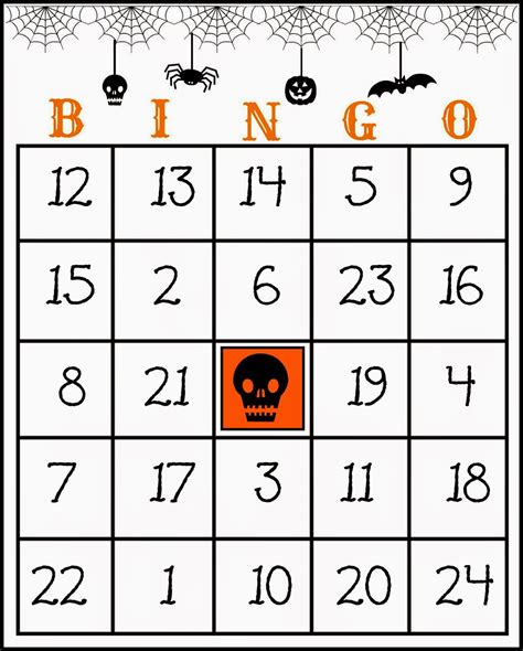 crafty  crosby  printable halloween bingo game
