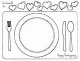 Placemat sketch template
