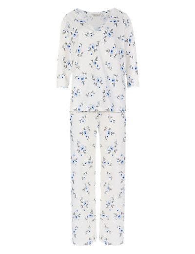 pure cotton floral pyjamas  cool comfort technology clothing technology clothes floral