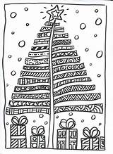 Coloriage Coloriages Ce2 Crapouilleries Magique Noël Zentangle Vrac Taoki Gribouillages Saisons Colorier Sapins Bubbles sketch template