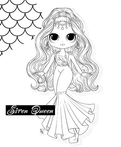 lol omg doll coloring pages gopioinfo