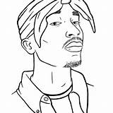 Tupac Drawing 2pac Drawings Coloring Pages Rapper Eazy Sketch Outline Draw Shakur Sketches Para Hiphop Gangster Getdrawings Desenhos Paintingvalley Future sketch template