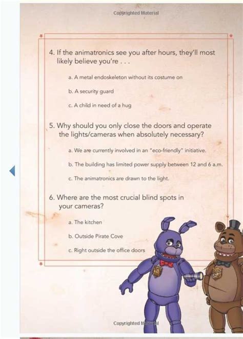 Five Nights At Freddy S Survival Logbook Full Preview Imgur In