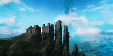 valheim player builds  castle   ocean   mods geeky