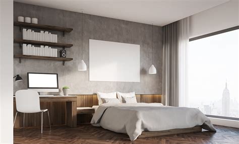 modernes schlafzimmer mit penthouseflair dopp