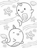 Narwhal Entire Healthyandlovinit sketch template