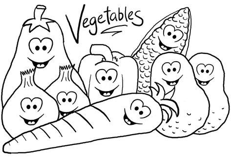 food coloring pages food coloring pages vegetable coloring pages
