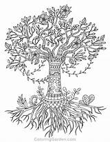 Baum Malvorlagen Lebens Lebensbaum Mandalas sketch template