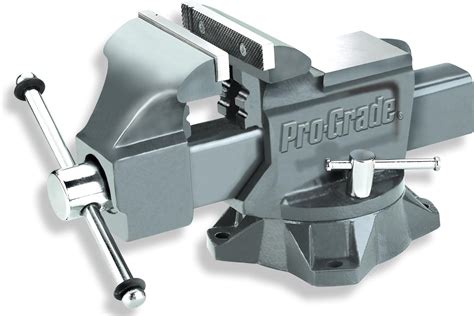 pro grade  heavy duty swivel bench vice   amazoncouk diy tools