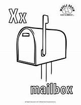 Mailbox Edutainment sketch template