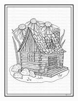 Cabins Cabin sketch template