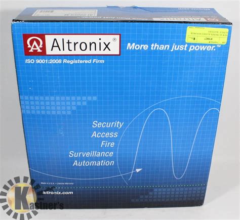 altronix alulm power supply battery kastner auctions