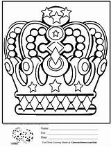Crown Coloring Pages King Printable Chess Queen Crowns Princess David Royal Pieces Color Print Sheets Kids Silhouette Getdrawings Tiara Getcolorings sketch template