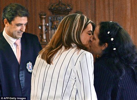 Lesbian Couple Who Were Married In Spanish Catholic Church Daily Mail