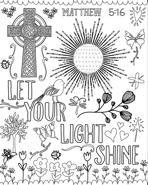 bible verse coloring pages set   instant