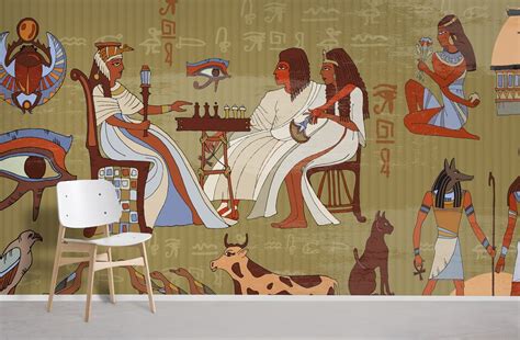 Ancient Egypt Wallpaper Mural Retro Wallpaper Design Uk