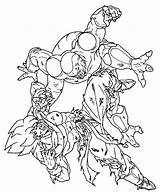 Frieza Vegeta sketch template