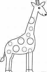 Giraffe Netart Draw Cliparts sketch template
