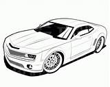 Camaro Chevrolet Zl1 Transformers Classic sketch template