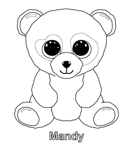 ty beanie boo coloring pages   print   coloring home