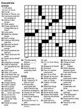 Printable Puzzles Answers Crossword Puzzle Seniors Easy Source sketch template