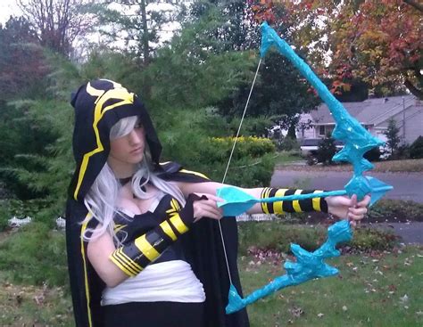 ashe cosplay outfit    guys  leagueoflegends
