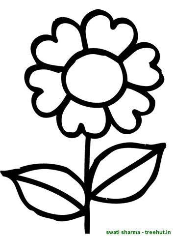flower coloring pages  treehutin