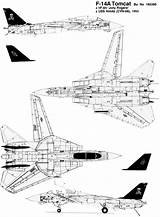Tomcat F14 Blueprints sketch template