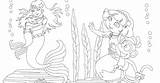 Dora Mermaids sketch template
