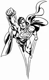 Superman Coloring Pages Kids Color Print Adult Super Printable Beautiful Heroes Justcolor sketch template