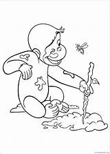 Curious George Coloring4free Cartoons Coloring Pages Printable 1875 Related Posts sketch template