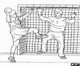 Handball Pages Coloring Kids Related Posts Printable sketch template