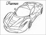 Ferrari Coloring Pages Car Drift Sport Drawing Eclipse Cars Supercar Mitsubishi Colouring Printable Koenigsegg Color Laferrari La Super Lunar Sheets sketch template